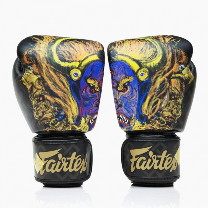 Боксови Ръкавици - Fairtex - YAMANTAKA Boxing Gloves - Black